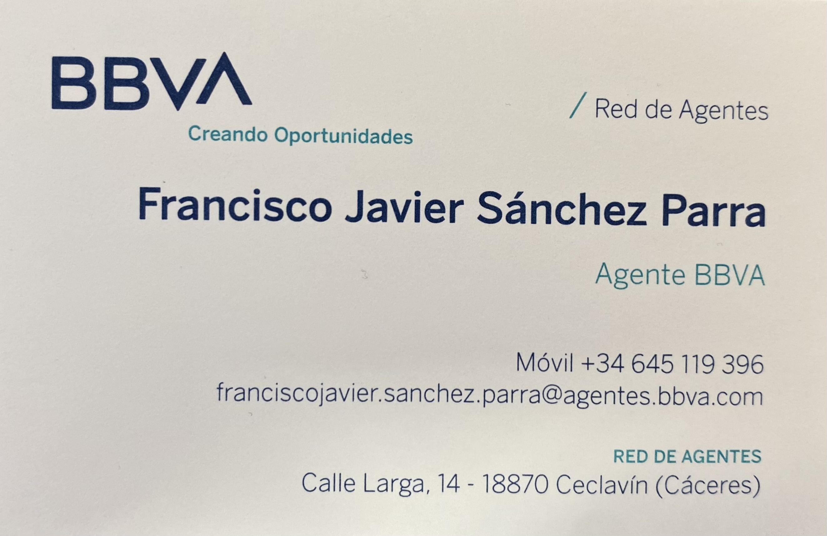 AGENTE AUTORIZADO BBVA CECLAVIN