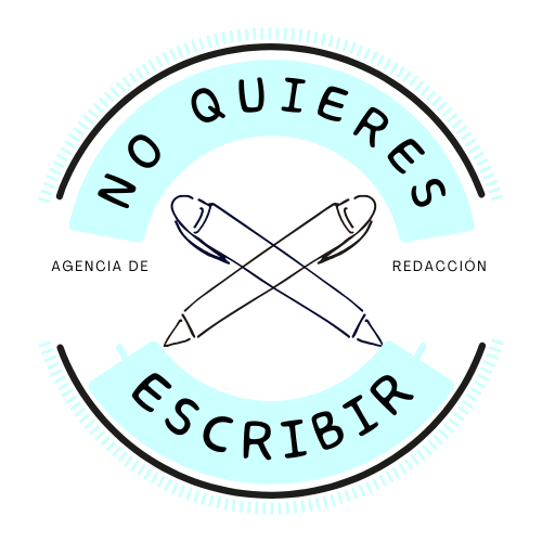 Logo de la agencia de redacción No quieres escribir