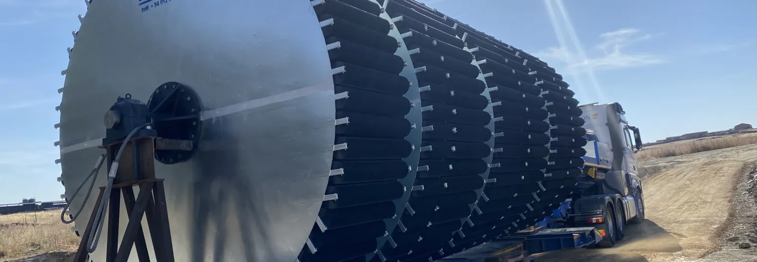 biodisco para tratar aguas residuales