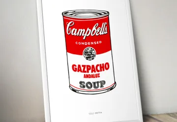 cartelería campbells gazpacho