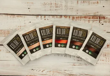 Gama de coloración herbal