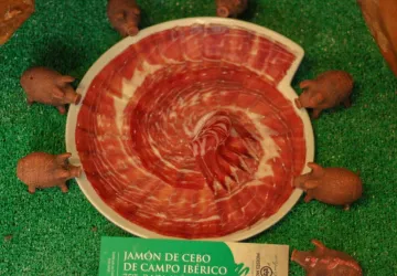 Jamón de cebo de campo ibérico 75% raza ibérica