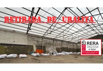 PLACAS URALITA RETIRADA