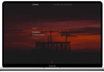Diseño de landing page para sector de construcción