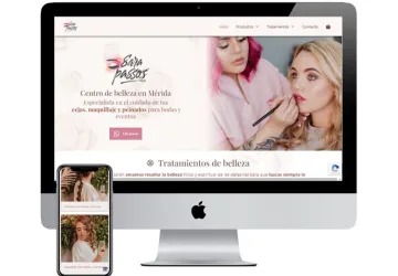 Diseño web para salón de belleza
