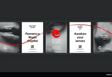 Cartelería corporativa MUSEO DEL BAILE FLAMENCO de SEVILLA
