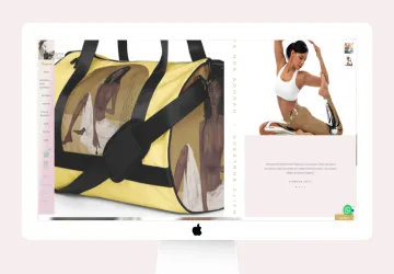 Milagros Argüelles sport wear