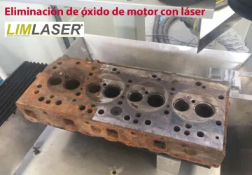 Eliminación de óxido de motor