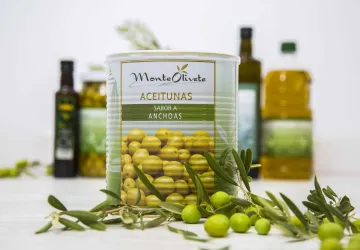 Tarro de Aceitunas con sabor a anchoas