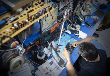 Taller de reparación de móviles