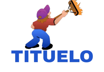 Logotipo tituelo construcciones